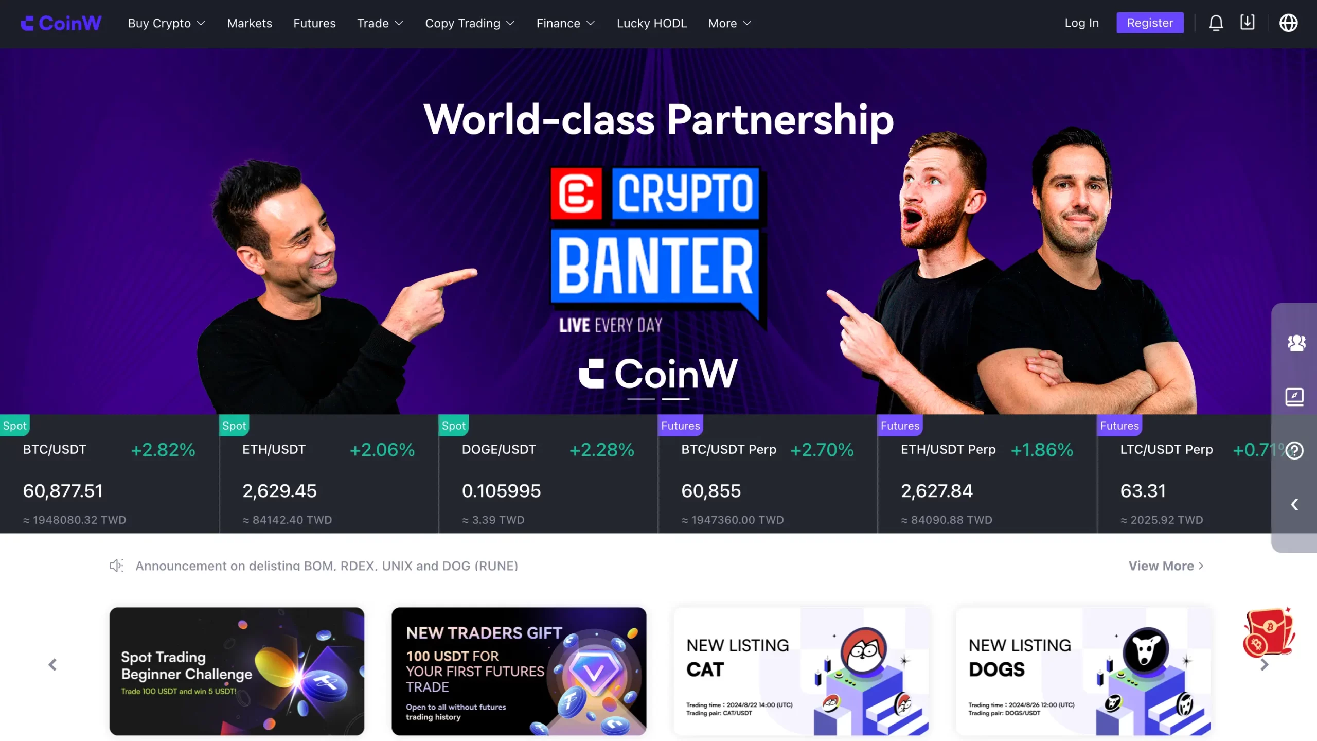 best crypto copy trading platform, coinw, copy trading