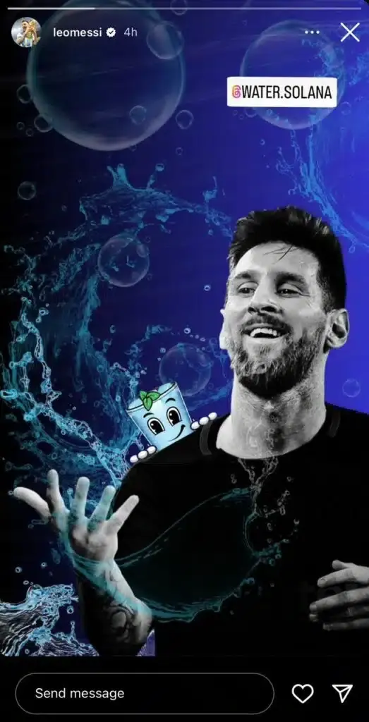 Messi, WATER