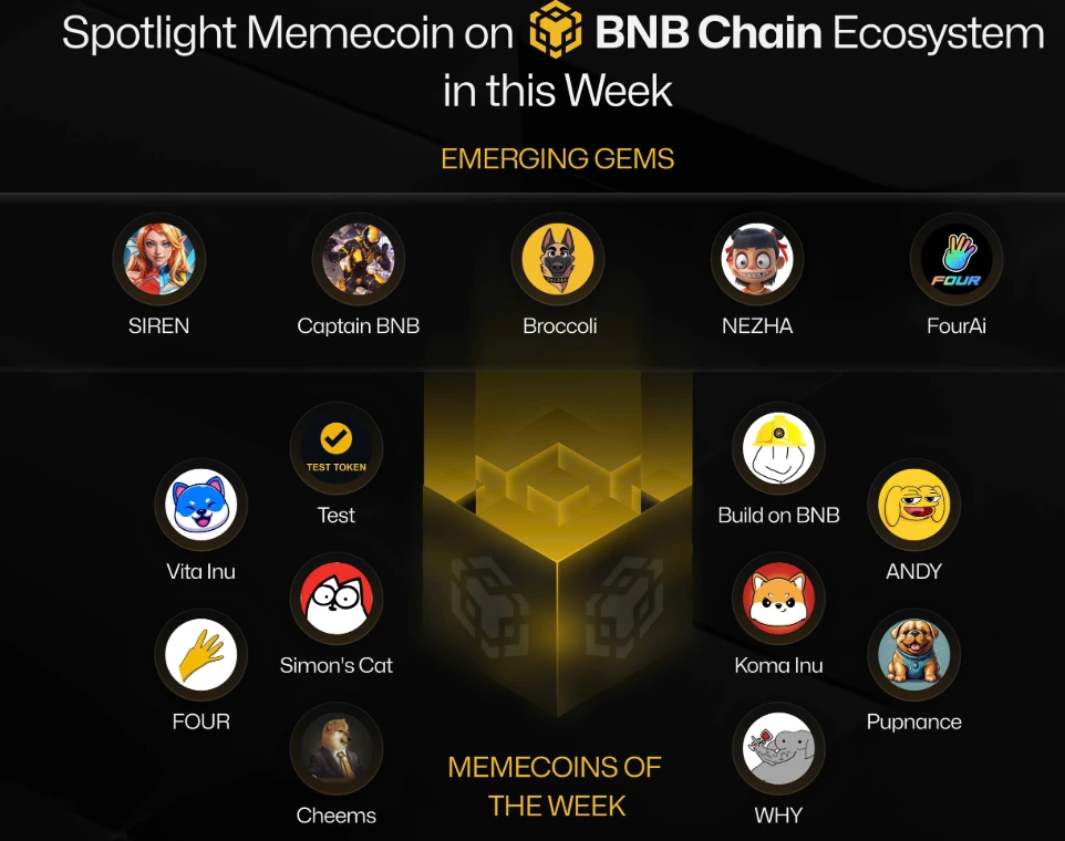 BNB Chain Takes Over from Solana, Welcomes Memecoin Boom