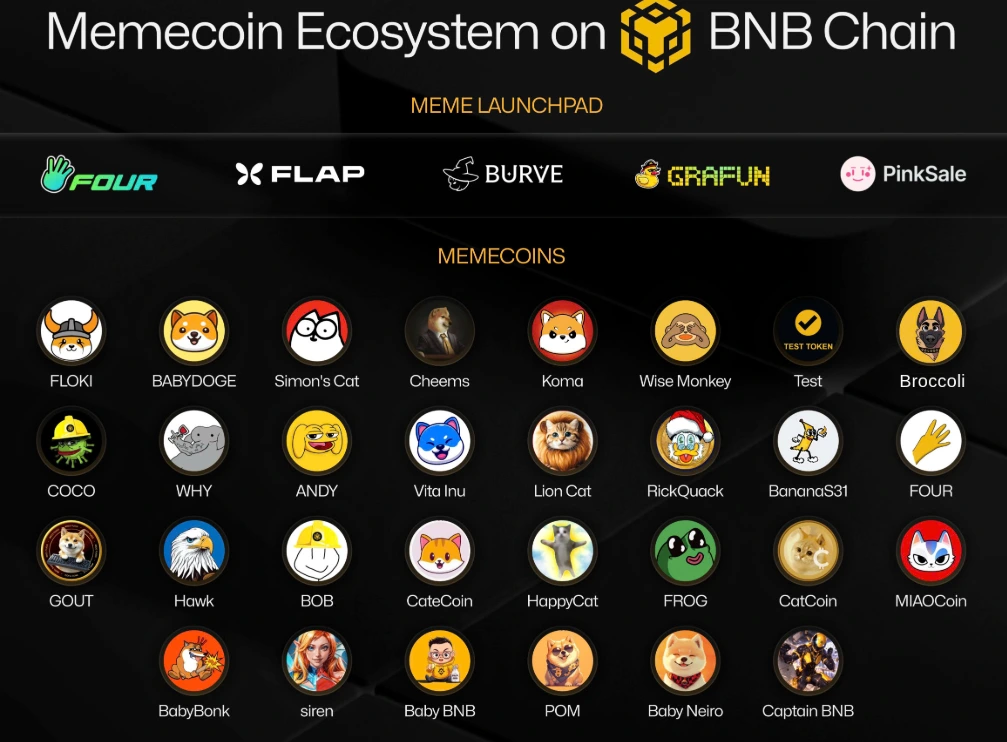 Overview of BNB Chain Meme Ecosystem