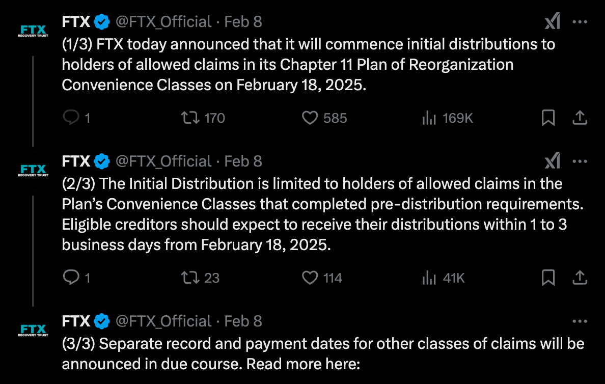 FTX Compensation Plan Officially Launched